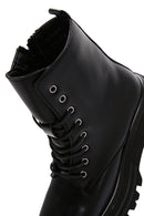 Women's Black Thick Soled Boots | Derimod Women's Black Thick Soled Boots | Derimod