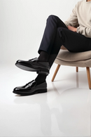 Erkek Siyah Deri Klasik Loafer | Derimod Erkek Siyah Deri Klasik Loafer | Derimod