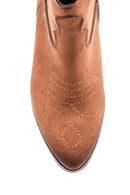 Women's Suede Heeled Boots | Derimod Women's Suede Heeled Boots | Derimod