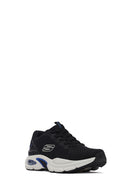Skechers Men Black Skech - Air Ventura Lace-Up Thick-Soled Fabric Sneaker | Derimod Skechers Men Black Skech - Air Ventura Lace-Up Thick-Soled Fabric Sneaker | Derimod