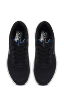 Skechers Men Black Skech - Air Ventura Lace-Up Thick-Soled Fabric Sneaker | Derimod Skechers Men Black Skech - Air Ventura Lace-Up Thick-Soled Fabric Sneaker | Derimod