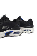 Skechers Men Black Skech - Air Ventura Lace-Up Thick-Soled Fabric Sneaker | Derimod Skechers Men Black Skech - Air Ventura Lace-Up Thick-Soled Fabric Sneaker | Derimod