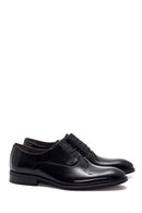 Men's Black Leather Patent Leather Classic Shoes | Derimod Men's Black Leather Patent Leather Classic Shoes | Derimod