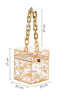 Women's Gold Handbag | Derimod Women's Gold Handbag | Derimod