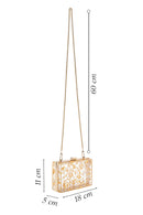 Women's Gold Portfolio Bag | Derimod Women's Gold Portfolio Bag | Derimod