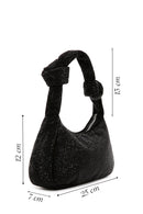 Women's Black Stone Handbag | Derimod Women's Black Stone Handbag | Derimod