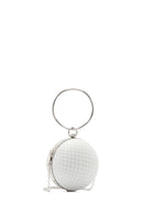 Women's Silver Stone Handbag | Derimod Women's Silver Stone Handbag | Derimod