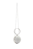 Women's Silver Stone Handbag | Derimod Women's Silver Stone Handbag | Derimod