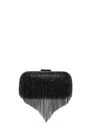 Women's Black Stone Portfolio Bag | Derimod Women's Black Stone Portfolio Bag | Derimod
