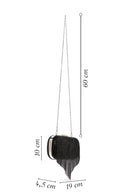 Women's Black Stone Portfolio Bag | Derimod Women's Black Stone Portfolio Bag | Derimod
