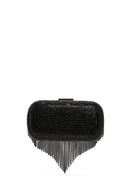 Women's Black Stone Portfolio Bag | Derimod Women's Black Stone Portfolio Bag | Derimod