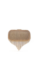 Women's Gold Stone Portfolio Bag | Derimod Women's Gold Stone Portfolio Bag | Derimod