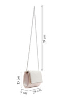 Women's Beige Stone Portfolio Bag | Derimod Women's Beige Stone Portfolio Bag | Derimod