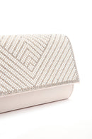 Women's Beige Stone Portfolio Bag | Derimod Women's Beige Stone Portfolio Bag | Derimod