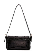 Women's Black Sequin Shoulder Bag | Derimod Women's Black Sequin Shoulder Bag | Derimod