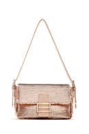 Women's Pink Sequin Shoulder Bag | Derimod Women's Pink Sequin Shoulder Bag | Derimod
