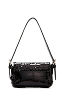 Women's Black Sequin Shoulder Bag | Derimod Women's Black Sequin Shoulder Bag | Derimod