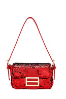Women's Red Sequin Shoulder Bag | Derimod Women's Red Sequin Shoulder Bag | Derimod