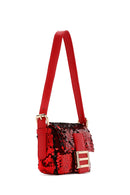 Women's Red Sequin Shoulder Bag | Derimod Women's Red Sequin Shoulder Bag | Derimod