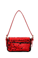 Women's Red Sequin Shoulder Bag | Derimod Women's Red Sequin Shoulder Bag | Derimod