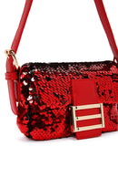 Women's Red Sequin Shoulder Bag | Derimod Women's Red Sequin Shoulder Bag | Derimod