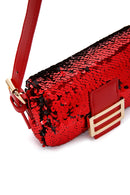 Women's Red Sequin Shoulder Bag | Derimod Women's Red Sequin Shoulder Bag | Derimod