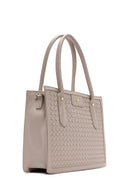 Women's Beige Knitted Shoulder Bag | Derimod Women's Beige Knitted Shoulder Bag | Derimod