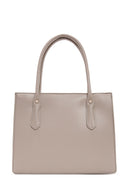 Women's Beige Knitted Shoulder Bag | Derimod Women's Beige Knitted Shoulder Bag | Derimod