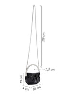 Women's Black Stone Handbag | Derimod Women's Black Stone Handbag | Derimod