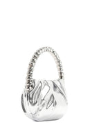 Women's Silver Stone Handbag | Derimod Women's Silver Stone Handbag | Derimod
