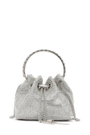 Women's Silver Stone Handbag | Derimod Women's Silver Stone Handbag | Derimod