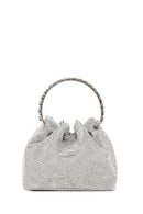 Women's Silver Stone Handbag | Derimod Women's Silver Stone Handbag | Derimod