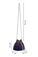 Women's Blue Stone Handbag | Derimod Women's Blue Stone Handbag | Derimod