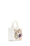 Women's White Stone Handbag | Derimod Women's White Stone Handbag | Derimod