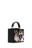 Women's Black Stone Handbag | Derimod Women's Black Stone Handbag | Derimod