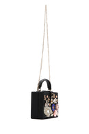 Women's Black Stone Handbag | Derimod Women's Black Stone Handbag | Derimod