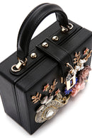 Women's Black Stone Handbag | Derimod Women's Black Stone Handbag | Derimod