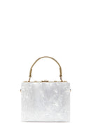 Women's White Stone Handbag | Derimod Women's White Stone Handbag | Derimod