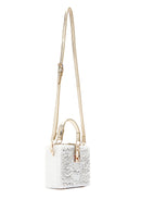 Women's White Stone Handbag | Derimod Women's White Stone Handbag | Derimod