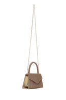 Women's Gold Fabric Clutch Bag | Derimod Women's Gold Fabric Clutch Bag | Derimod