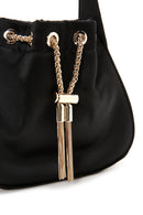 Women's Black Satin Clutch Bag | Derimod Women's Black Satin Clutch Bag | Derimod