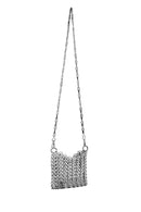 Women's Silver Metal Detailed Crossbody Bag | Derimod Women's Silver Metal Detailed Crossbody Bag | Derimod