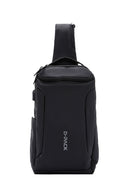 D-Pack Erkek Siyah Teknolojik Kumaş Çapraz Çanta | Derimod D-Pack Erkek Siyah Teknolojik Kumaş Çapraz Çanta | Derimod