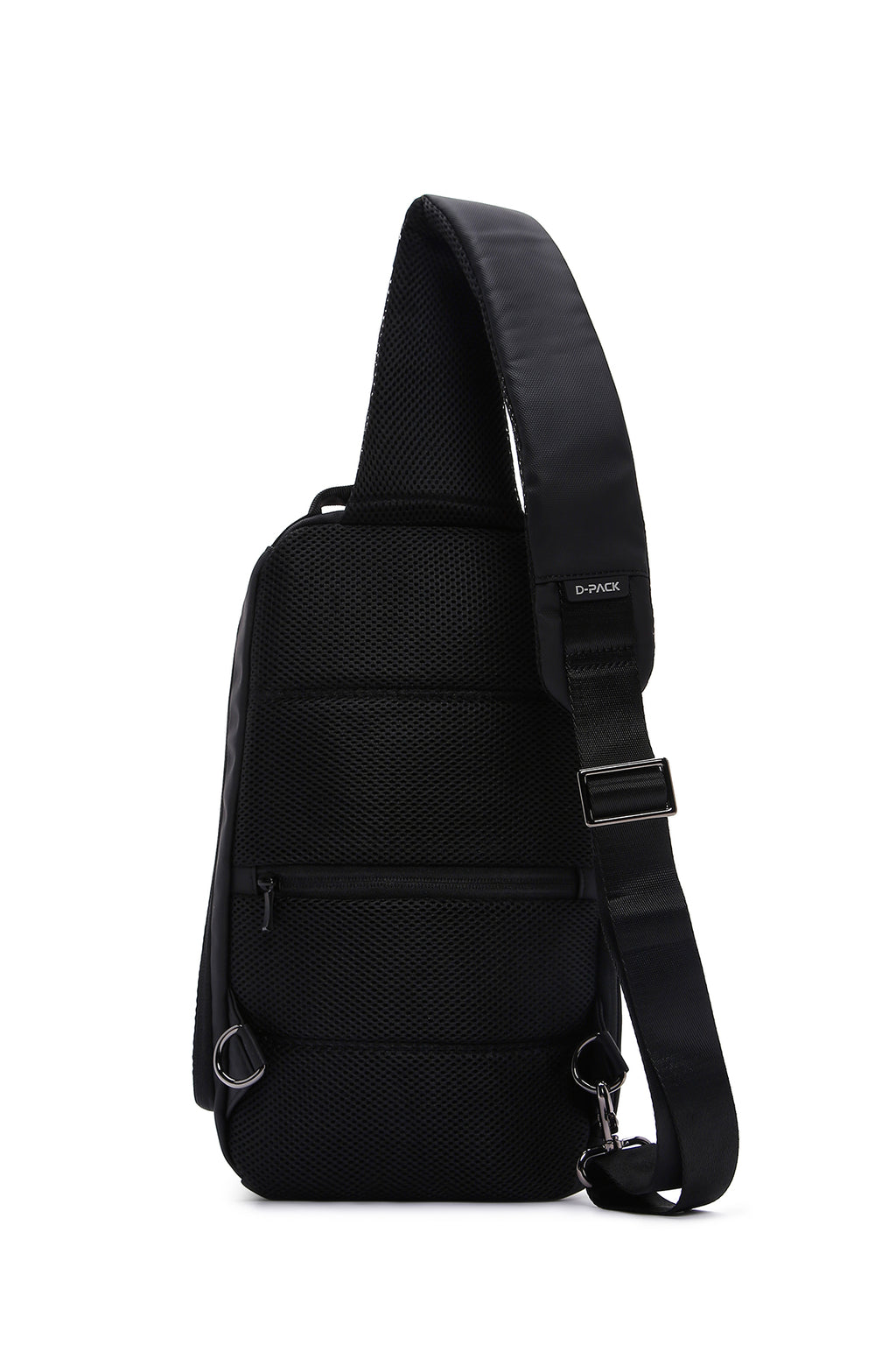 D-Pack Erkek Siyah Teknolojik Kumaş Çapraz Çanta