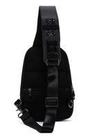 D-Pack Men's Grey Technological Fabric Crossbody Bag | Derimod D-Pack Men's Grey Technological Fabric Crossbody Bag | Derimod