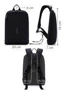 D-Pack Unisex Siyah Kumaş Sırt Çantası | Derimod D-Pack Unisex Siyah Kumaş Sırt Çantası | Derimod