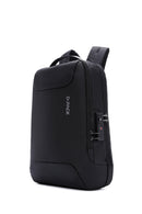 D-Pack Unisex Black Technological Hardcase Backpack | Derimod D-Pack Unisex Black Technological Hardcase Backpack | Derimod