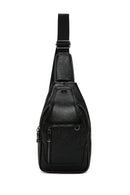 Men's Black Leather Crossbody Bag | Derimod Men's Black Leather Crossbody Bag | Derimod