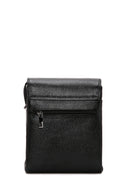 Men's Black Leather Messenger Bag | Derimod Men's Black Leather Messenger Bag | Derimod