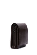 Men's Brown Leather Messenger Bag | Derimod Men's Brown Leather Messenger Bag | Derimod